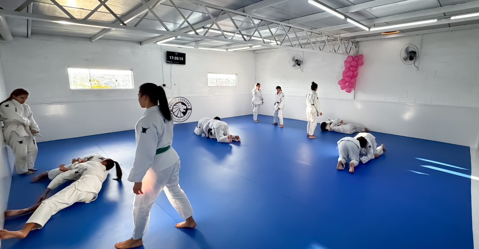 Mulheres praticando Jiu-Jitsu 1